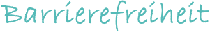 Seitenüberschrift Barrierefreiheit
